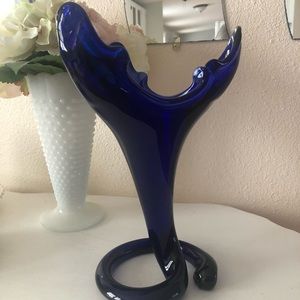 Murano style hand blown vintage vase